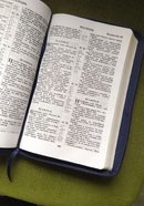 Библия 057 z нат/кожа (синий)